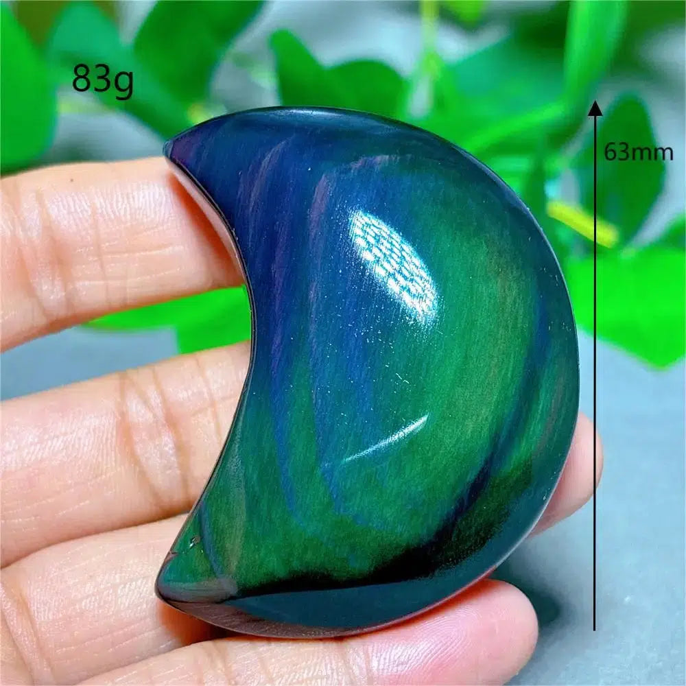 Rainbow Obsidian Moon