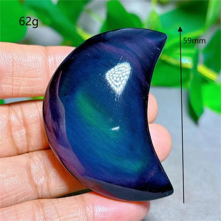 Rainbow Obsidian Moon