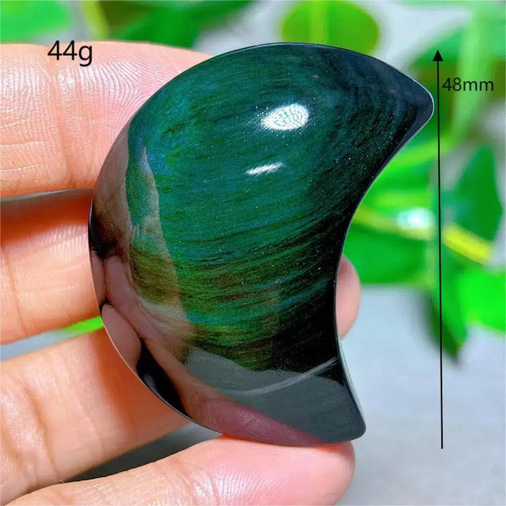 Rainbow Obsidian Moon