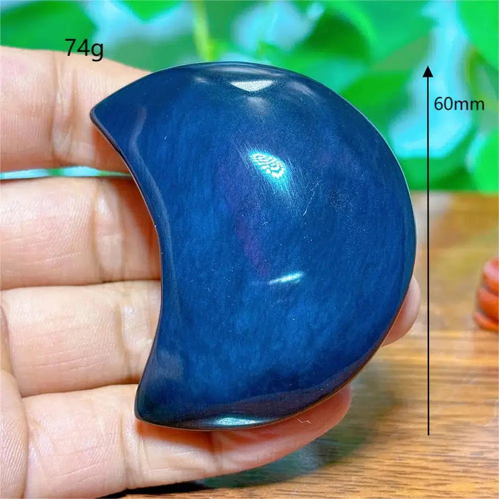 Rainbow Obsidian Moon