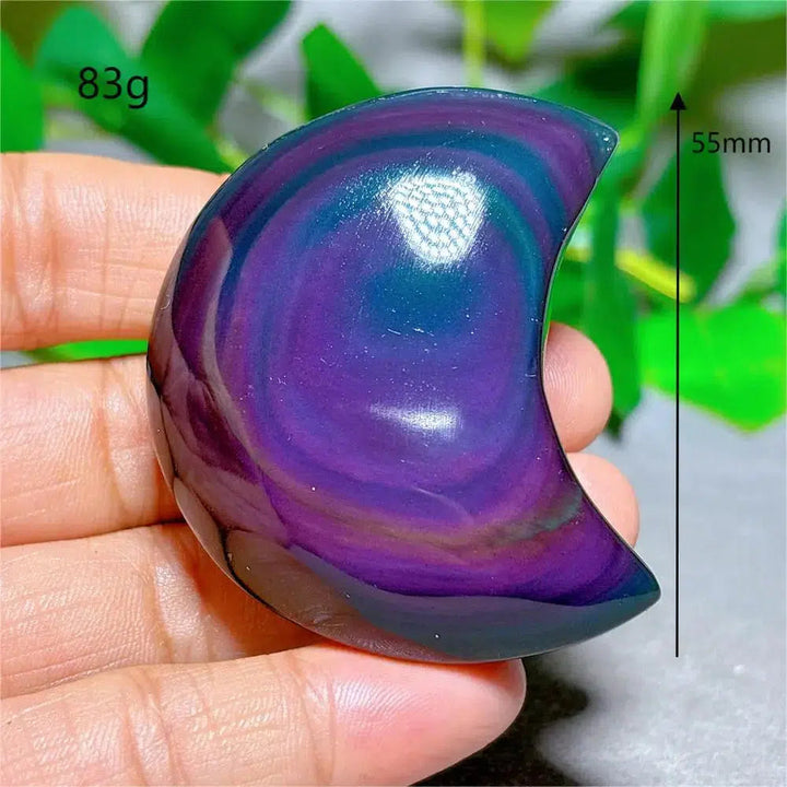 Rainbow Obsidian Moon