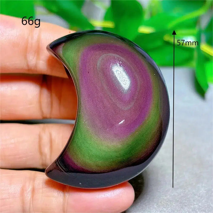 Rainbow Obsidian Moon