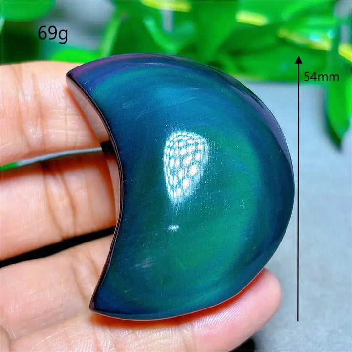 Rainbow Obsidian Moon