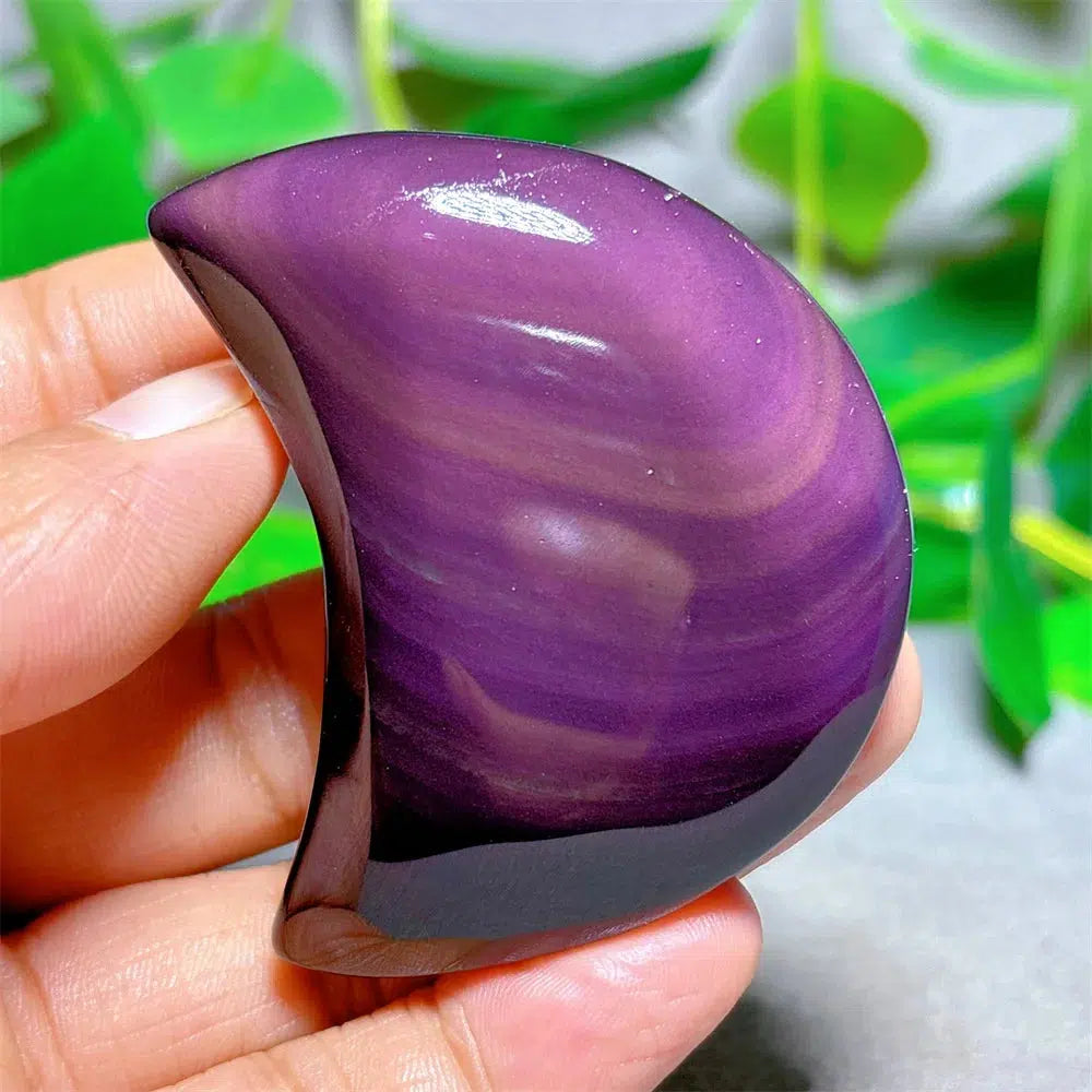 Rainbow Obsidian Moon