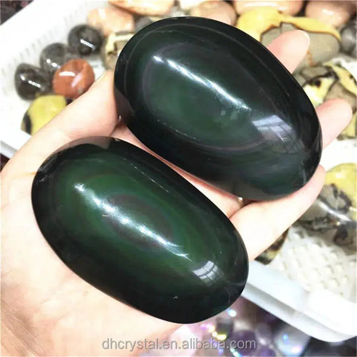 Rainbow Obsidian Palmstones