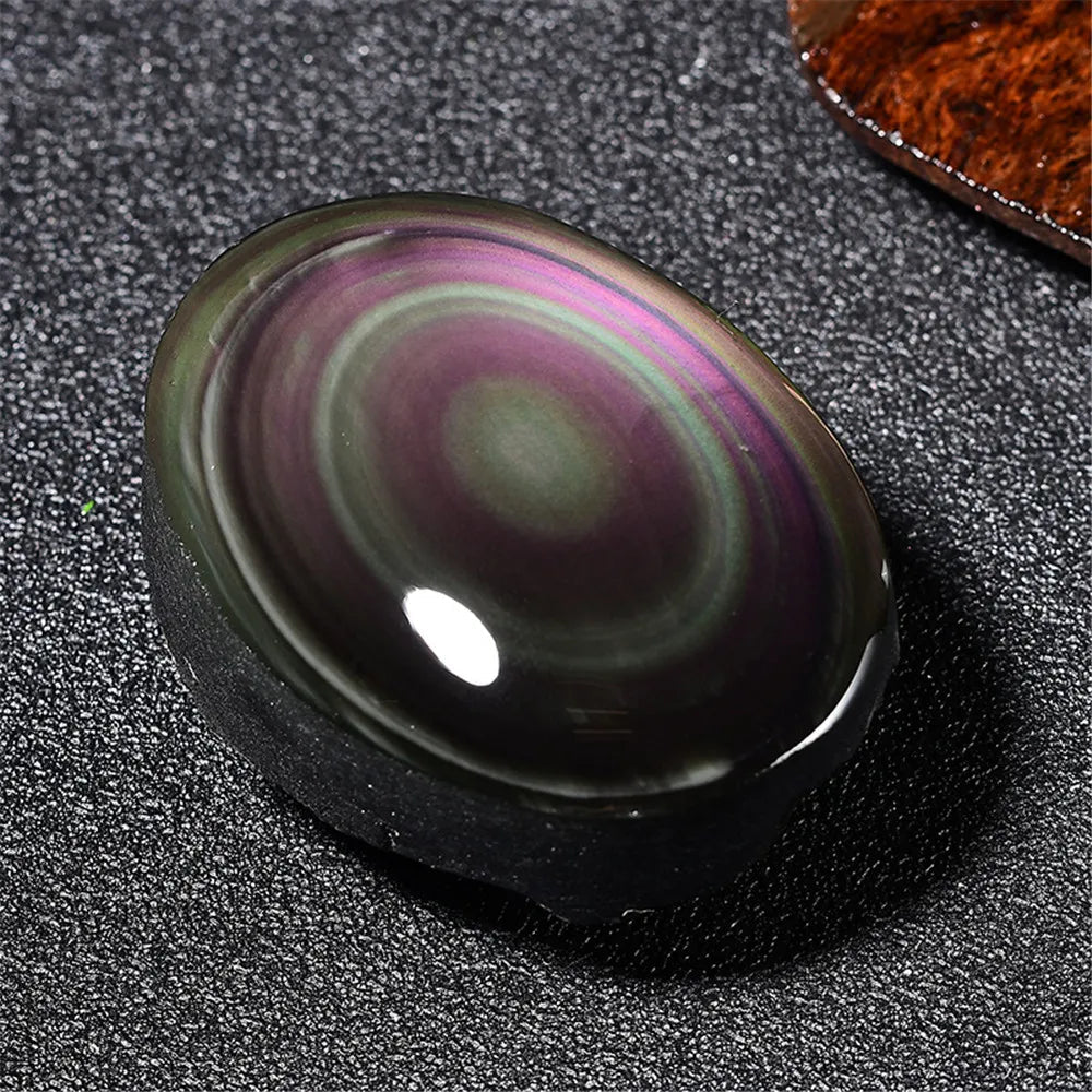 Rainbow Obsidian Palmstones