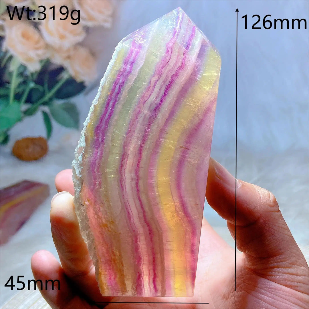 Rainbow Pastel Fluorite Tower