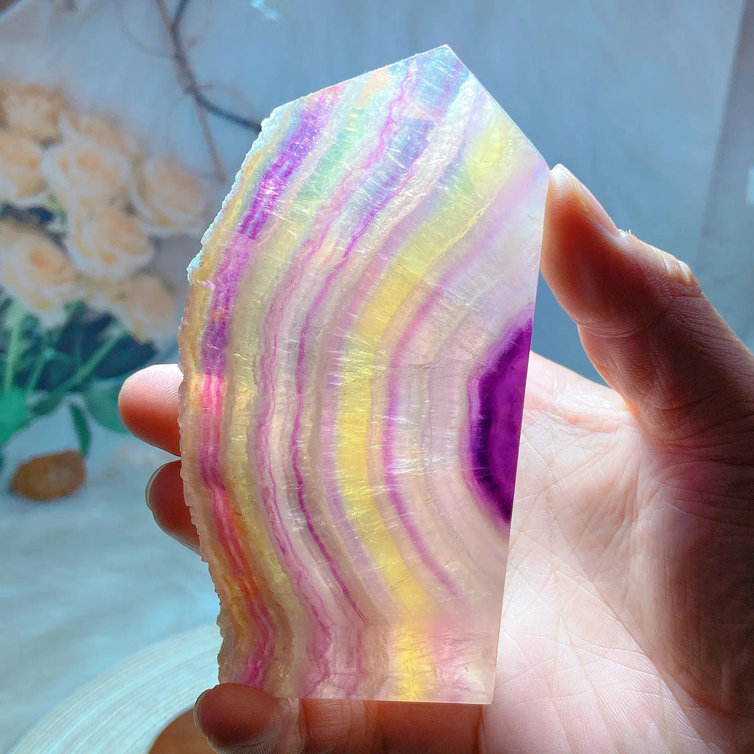 Rainbow Pastel Fluorite Tower