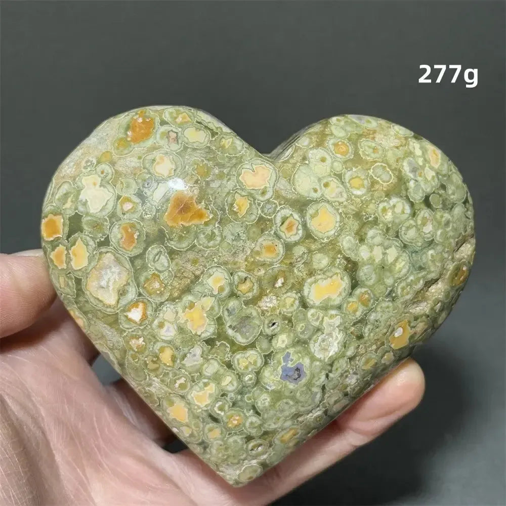 Rainforest Jasper Heart Healing Crystal-Hearts-Ali-Rainforest Jasper-4 277g-Crystal Destiny
