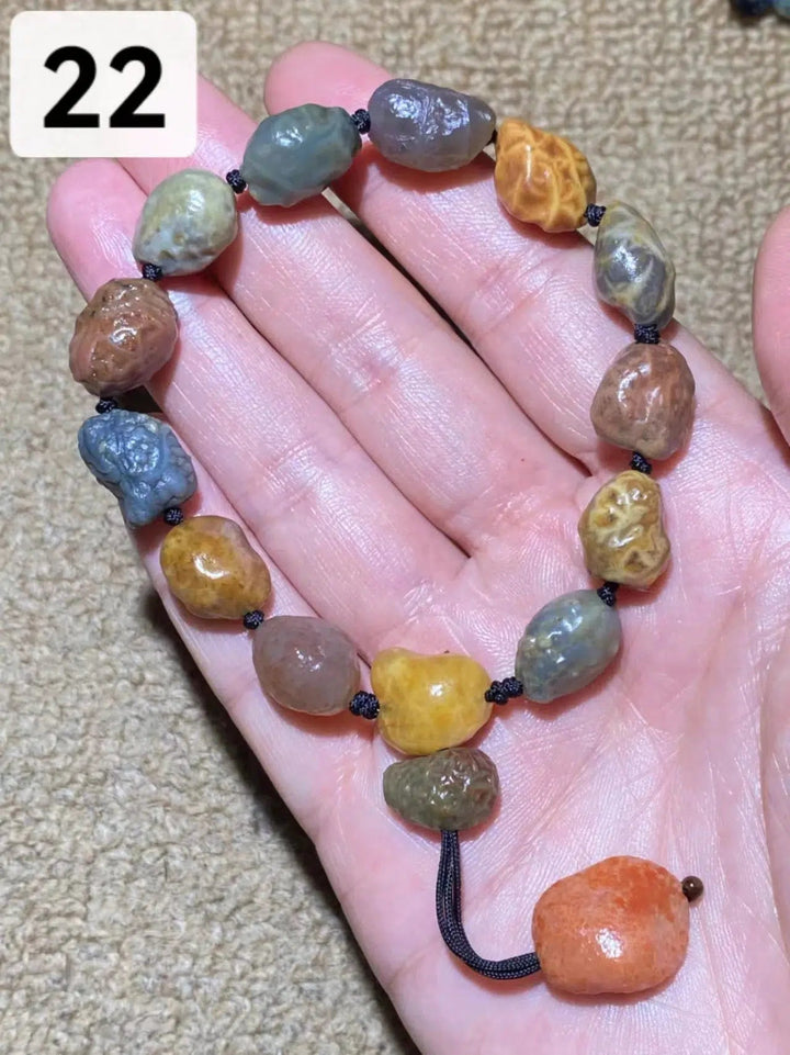 Rare Gobi Agate Natural Rough Stone Bracelet