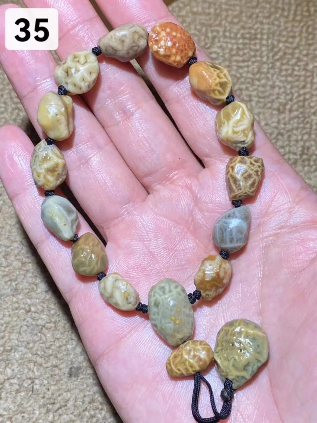 Rare Gobi Agate Natural Rough Stone Bracelet