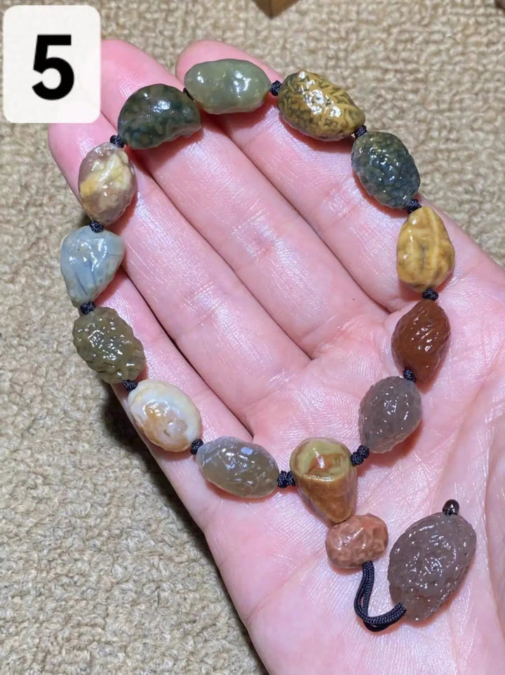 Rare Gobi Agate Natural Rough Stone Bracelet