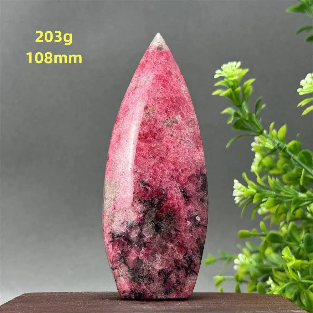 Rare Rhodochrosite Freeform Torch