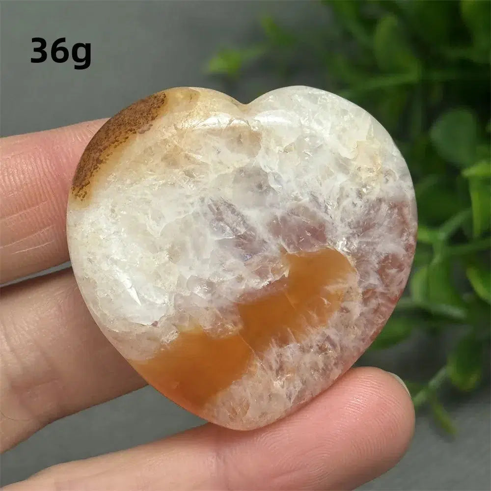 Red Agate Heart