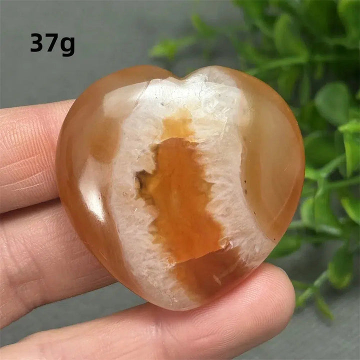 Red Agate Heart