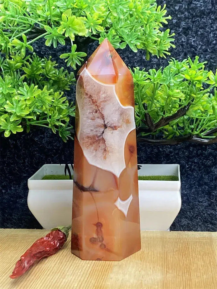 Red Agate Obelisk Tower