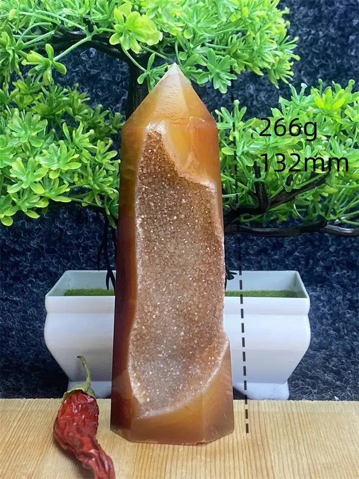 Red Agate Obelisk Tower