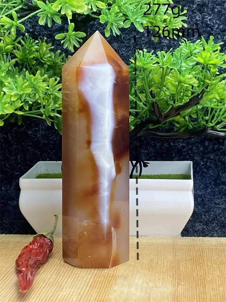 Red Agate Obelisk Tower