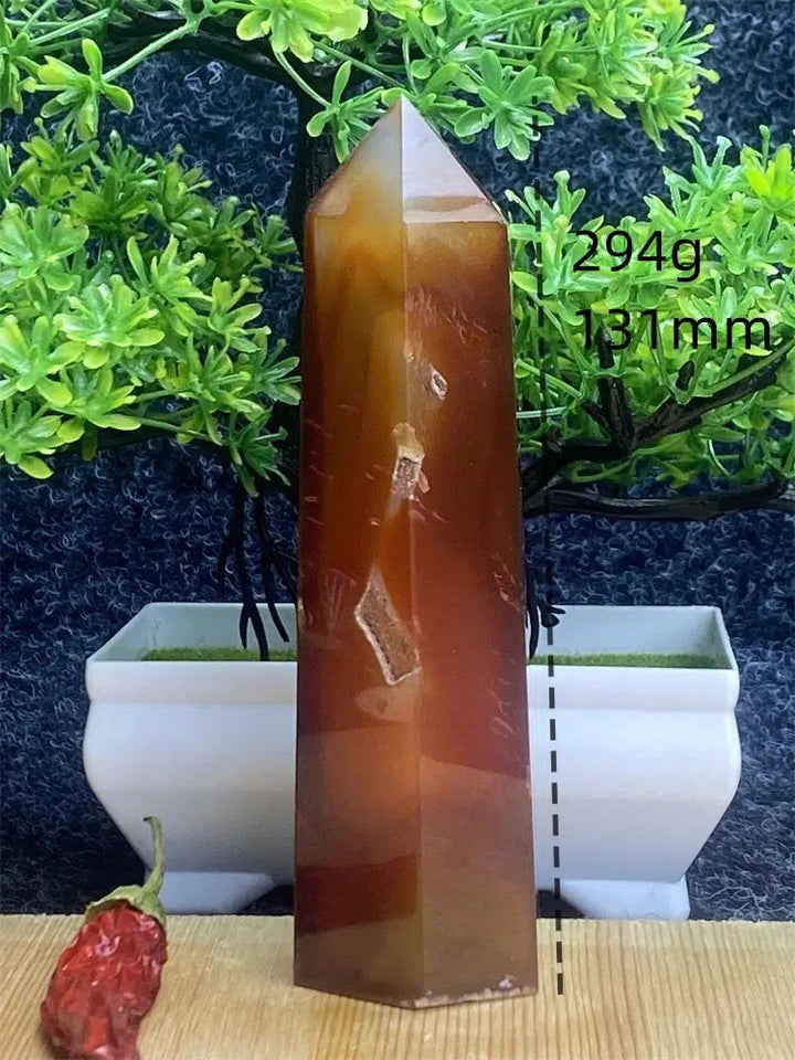 Red Agate Obelisk Tower