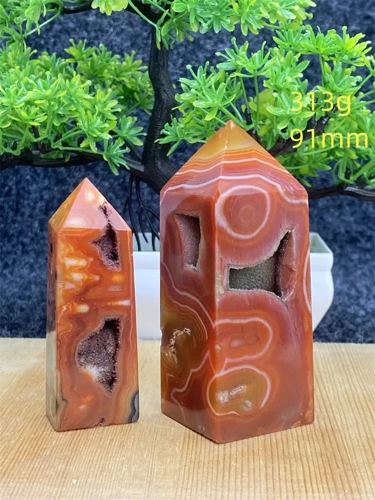 Red Agate Obelisk Tower