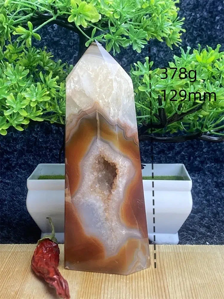 Red Agate Obelisk Tower