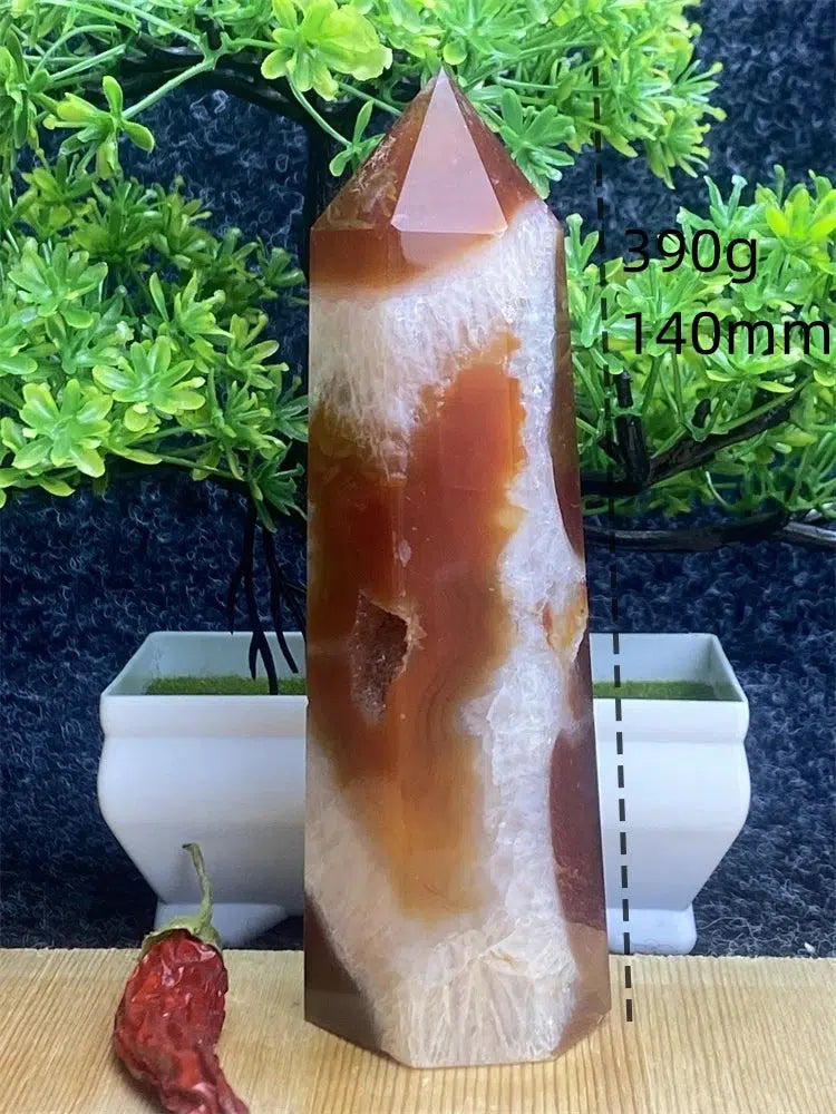 Red Agate Obelisk Tower