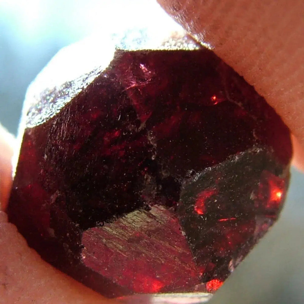 Red Garnet Crystal