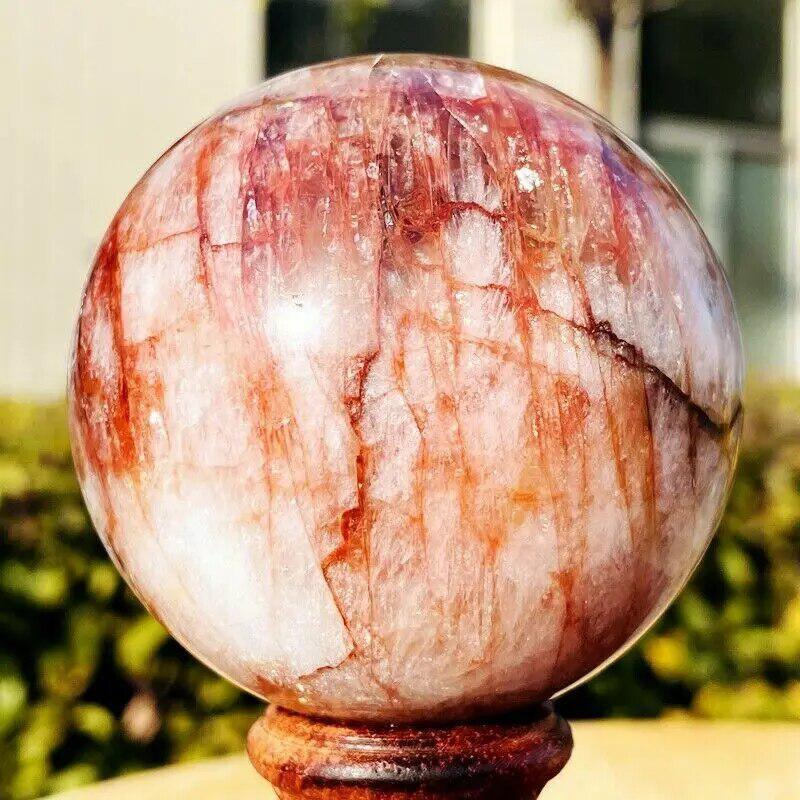 Red Hematoid Quartz Sphere