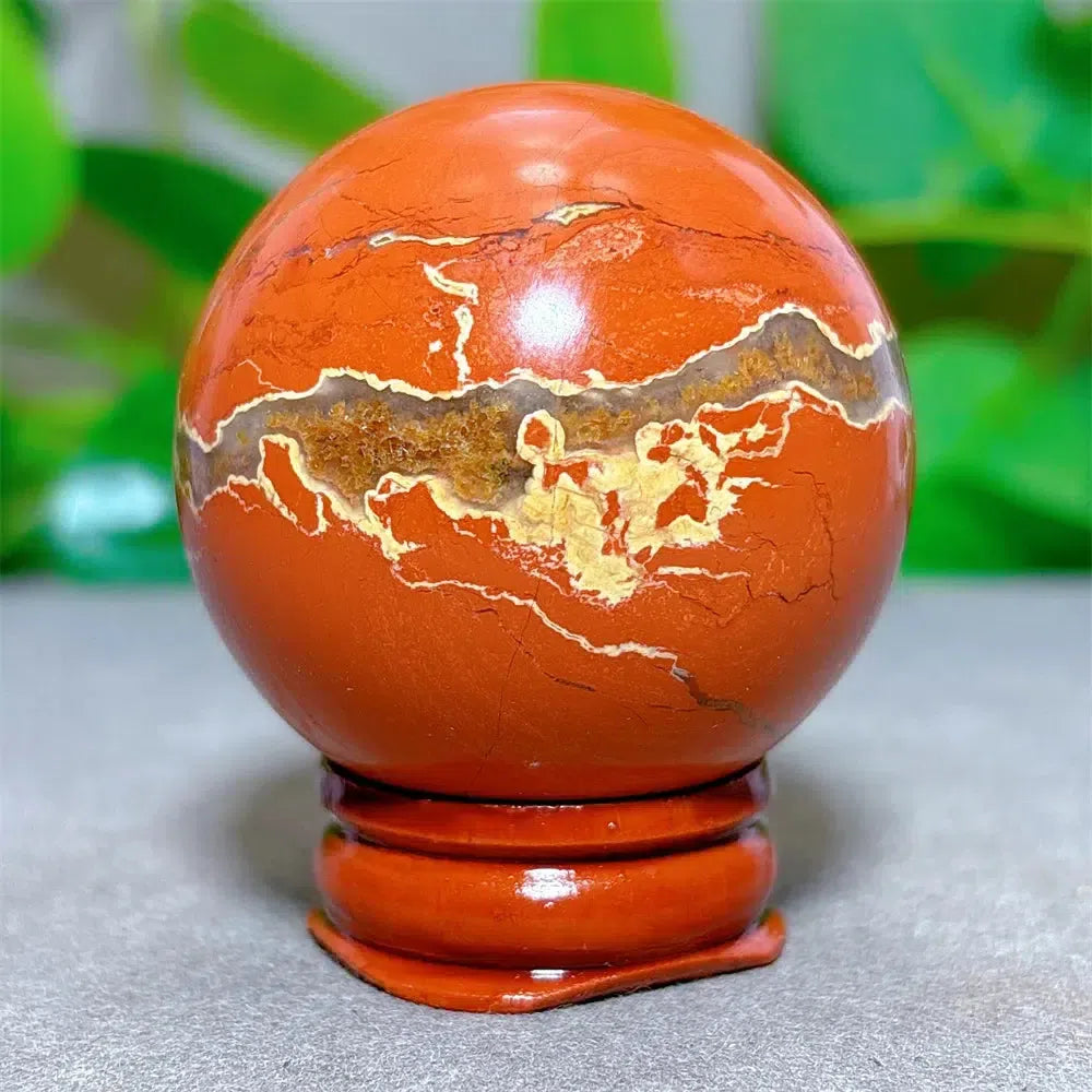 Red Jasper Sphere