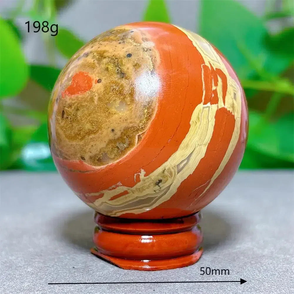 Red Jasper Sphere