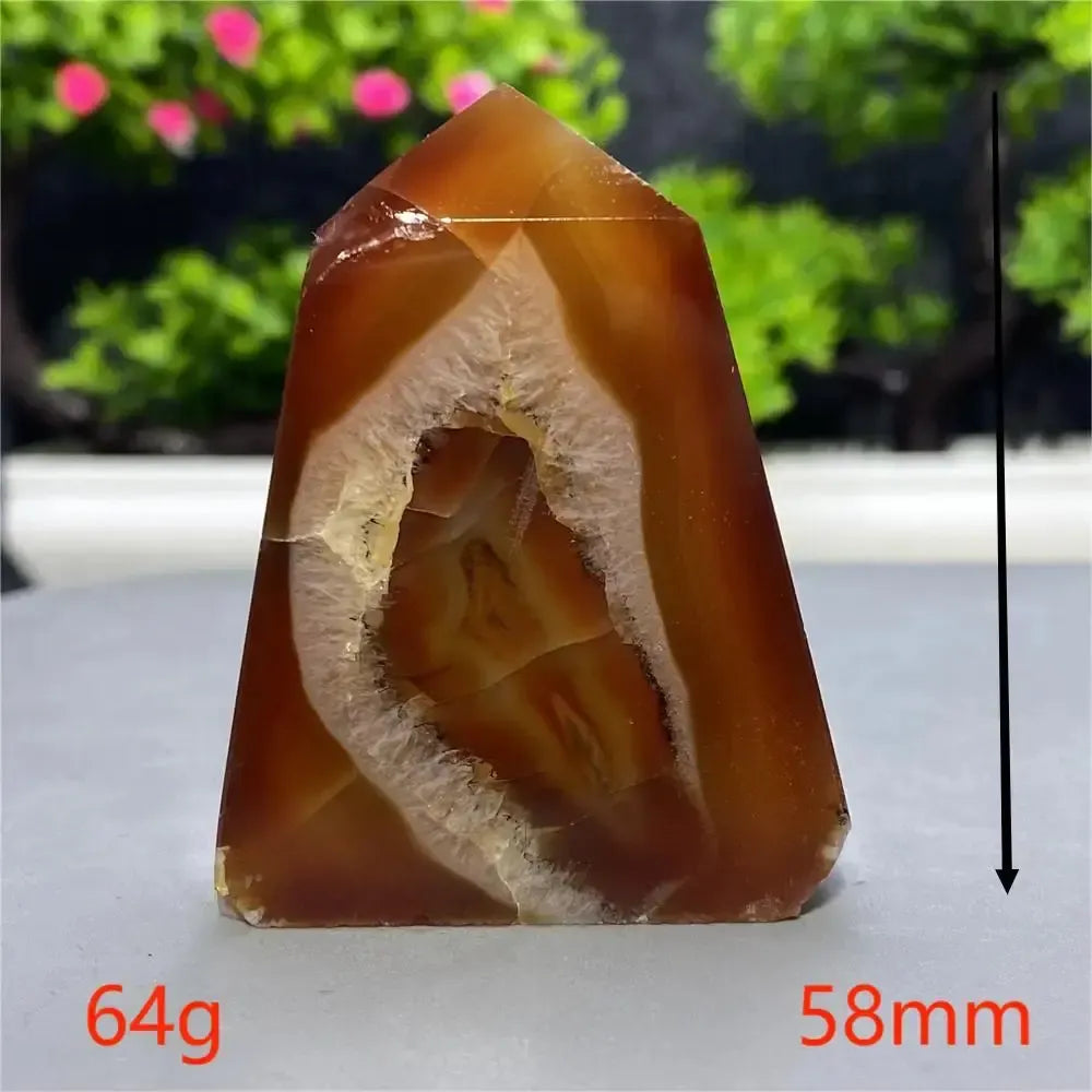 Red Sardonyx Agate Towers-Towers-Ali-Red Sardonyx Agate-A19 64g-Crystal Destiny