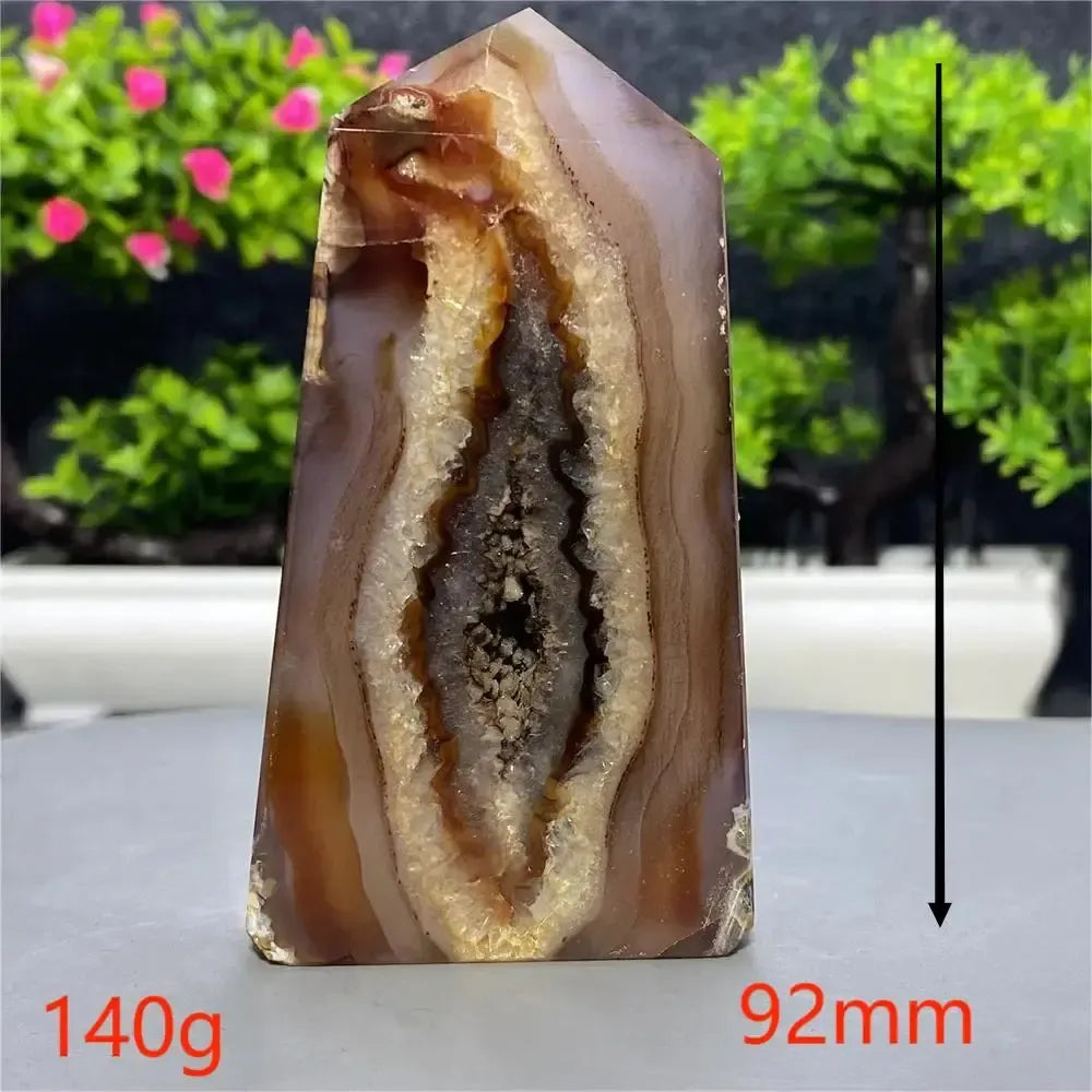 Red Sardonyx Agate Towers-Towers-Ali-Red Sardonyx Agate-A23 140g-Crystal Destiny