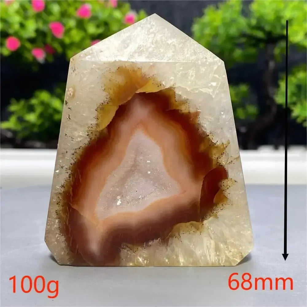 Red Sardonyx Agate Towers-Towers-Ali-Red Sardonyx Agate-A28 100g-Crystal Destiny