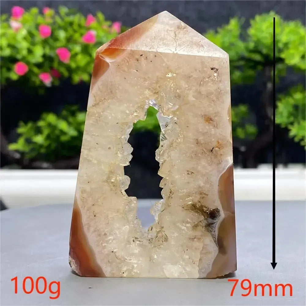 Red Sardonyx Agate Towers-Towers-Ali-Red Sardonyx Agate-A34 100g-Crystal Destiny