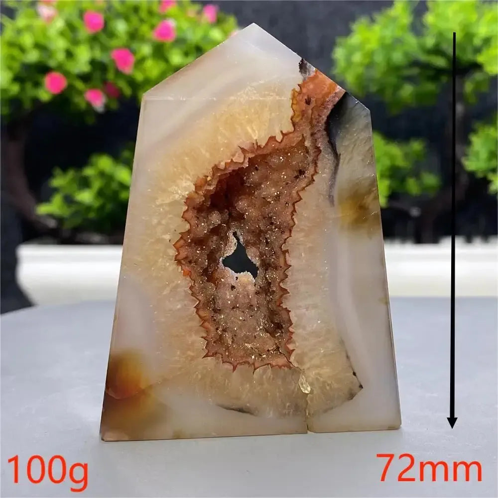 Red Sardonyx Agate Towers-Towers-Ali-Red Sardonyx Agate-A35 100g-Crystal Destiny