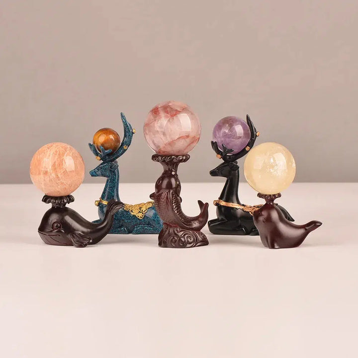 Resin Display Stand for Crystal Spheres