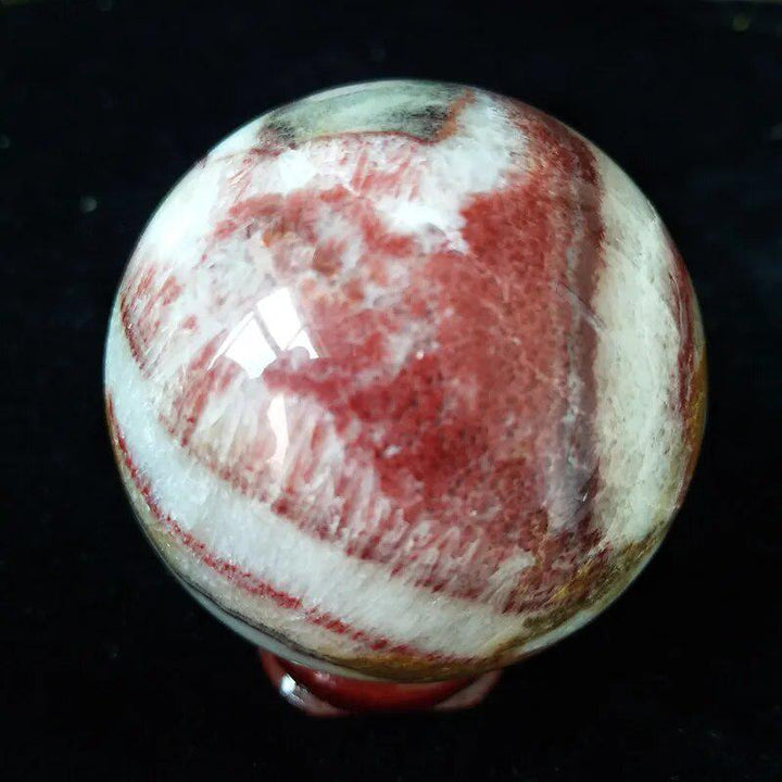 Rhodochrosite Crystal Sphere