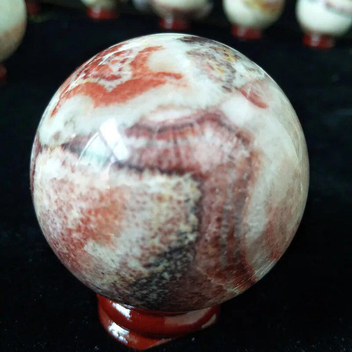 Rhodochrosite Crystal Sphere