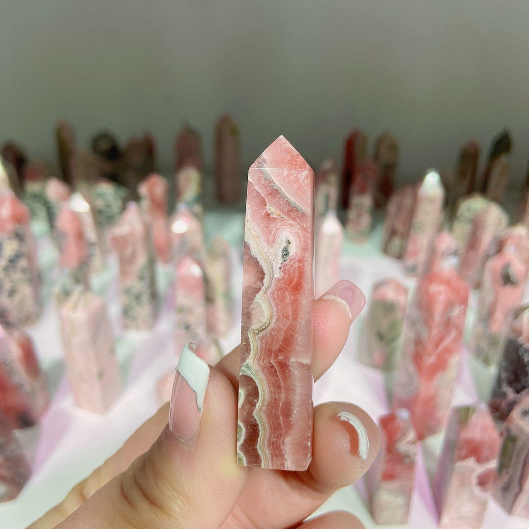 Rhodochrosite Crystal Tower