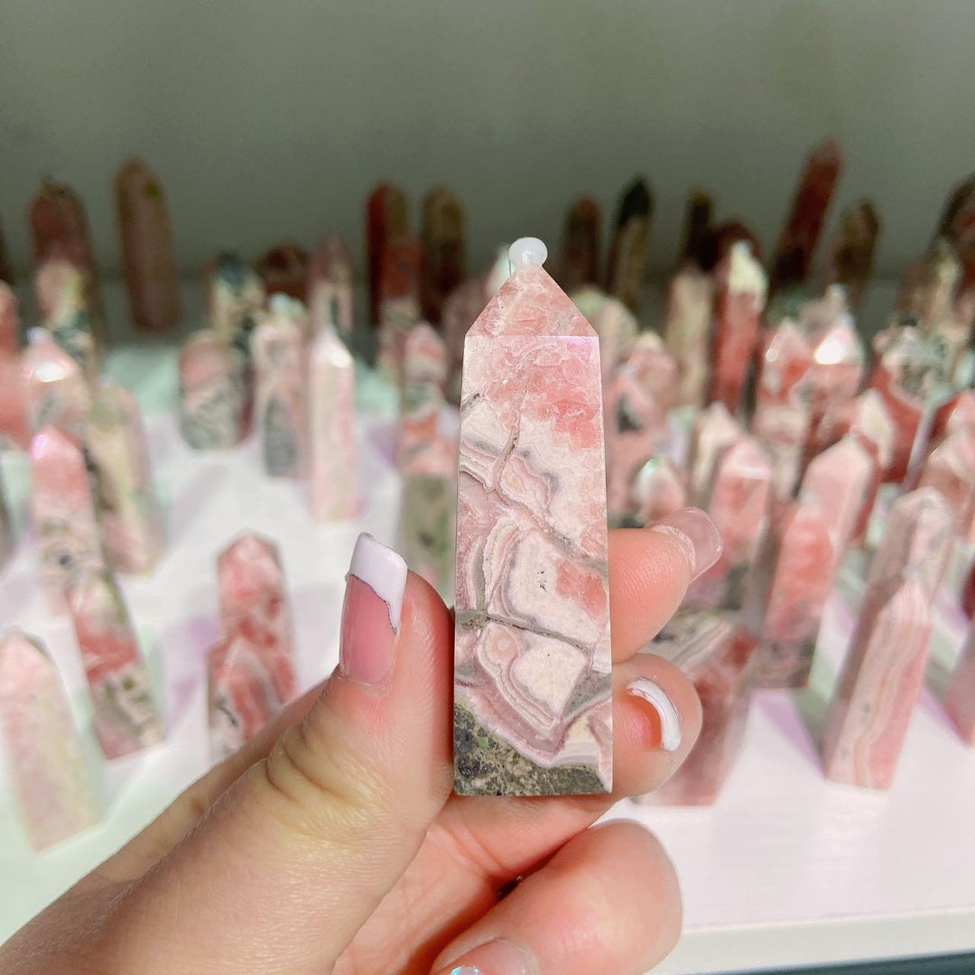 Rhodochrosite Crystal Tower