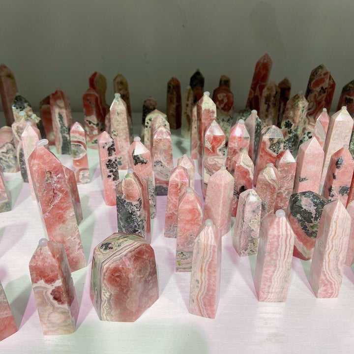 Rhodochrosite Crystal Tower