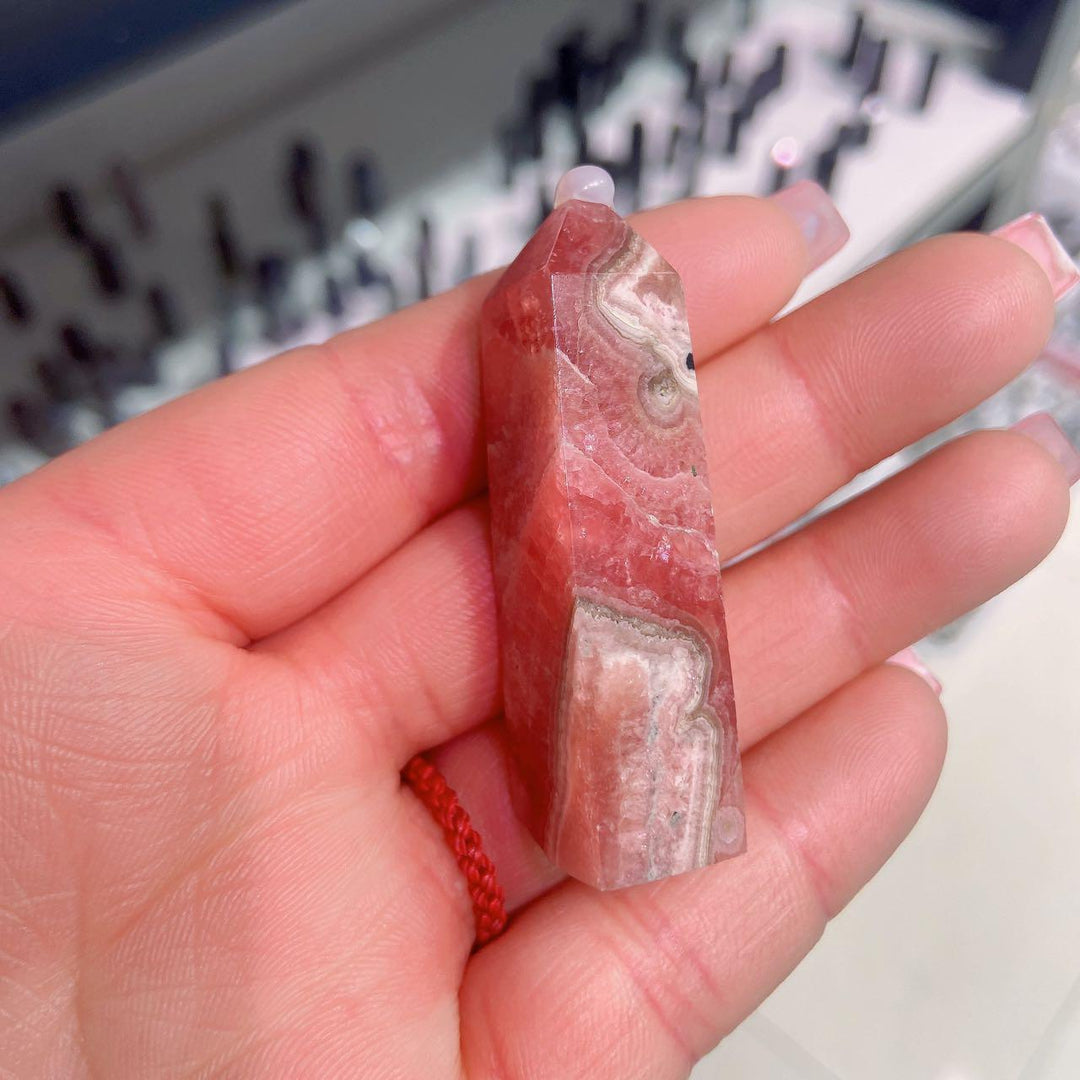 Rhodochrosite Crystal Tower