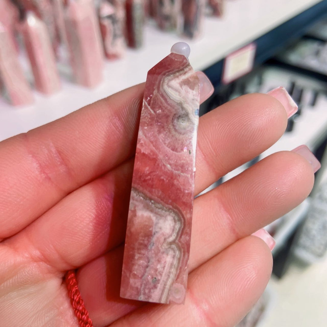 Rhodochrosite Crystal Tower