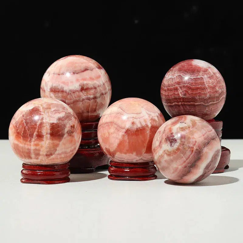 Rhodochrosite Sphere