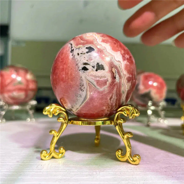 Rhodochrosite Sphere