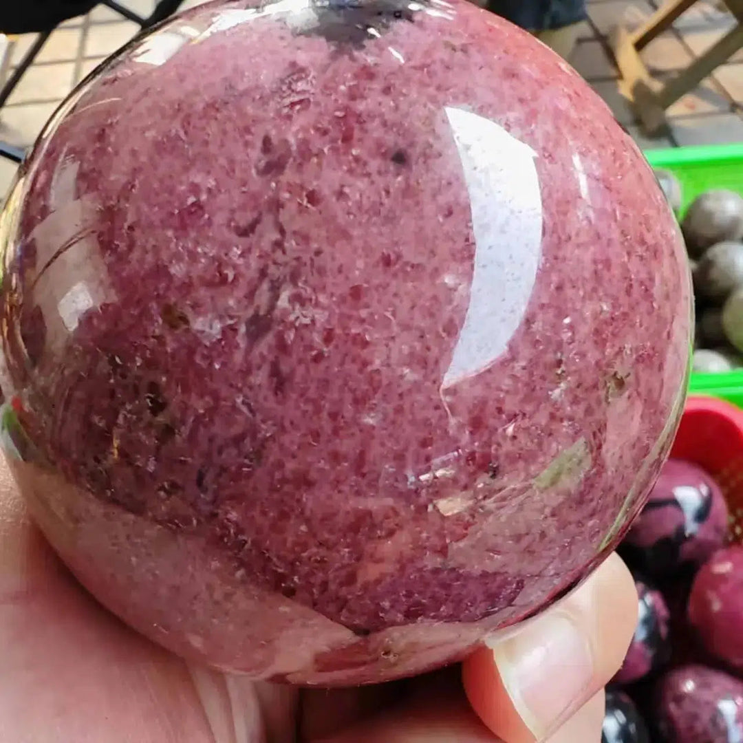 Rhodonite Sphere