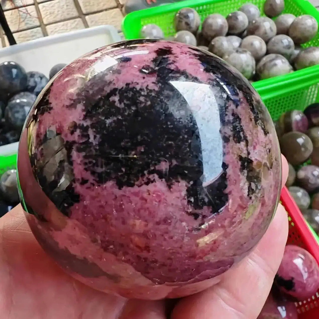 Rhodonite Sphere