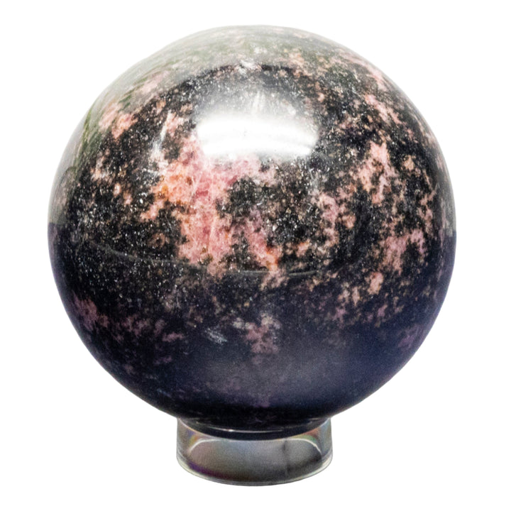 Rhodonite Spheres 62-83mm-Spheres-Crystal Destiny-Rhodonite-1034g - 83mm Diameter-Crystal Destiny