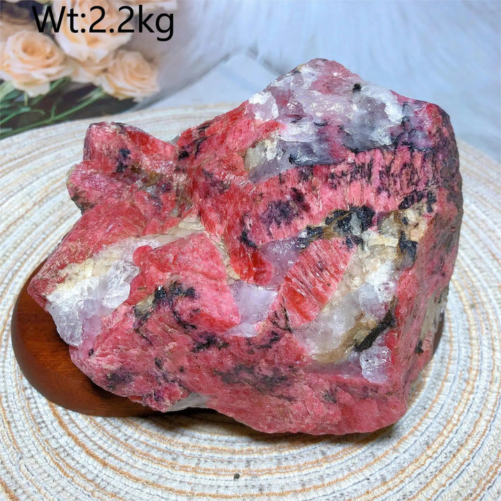 Rhodonite With Black Tourmaline