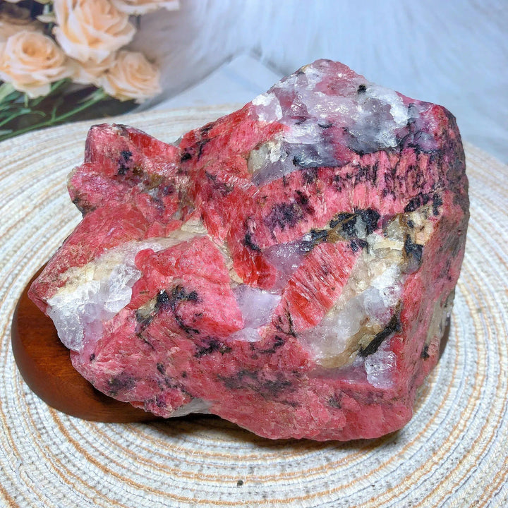 Rhodonite With Black Tourmaline